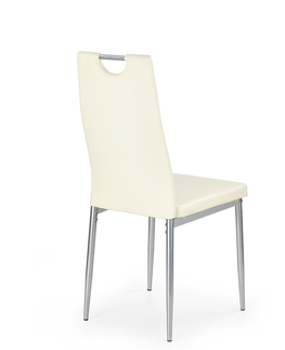 Jedálenské stoličky HALMAR K202 jedálenská stolička krémová