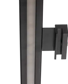 Nástenné svietidlá MCJ LED zrkadlové svetlo Espelho 80 cm čierne 4 000 K