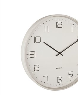 Hodiny Dizajnové nástenné hodiny 5751WG Karlsson Lofty, 40cm