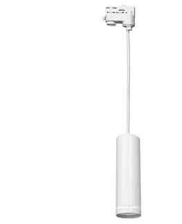 Svietidlá  Luster na lanku do 3-fázového lištového systému PIPE 1xGU10/25W/230V biela 