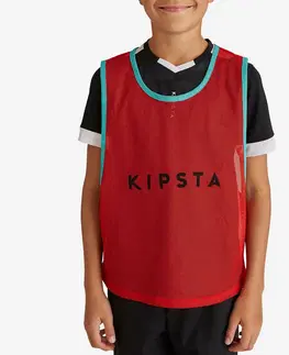 dresy Detský rozlišovací dres na kolektívne športy červený
