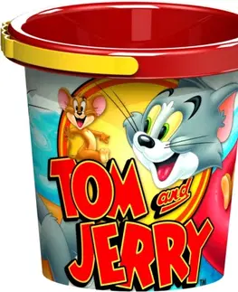 Hračky na záhradu DEMA-STIL - Kýblik do piesku Tom a Jerry 14cm
