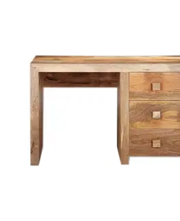 Písacie a pracovné stoly Písací stôl 130x76x70 Hina z mangového dreva