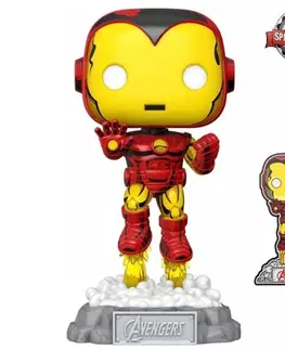 Zberateľské figúrky POP! Iron Man (Marvel) Special Edition + odznak POP-1172