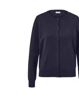 Coats & Jackets Kardigán z jemnej pleteniny, tmavomodrý