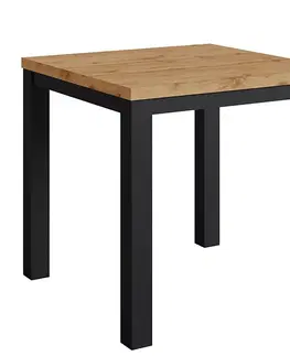 Stoly v podkrovnom štýle Stôl Oskar m80 čierna/wotan