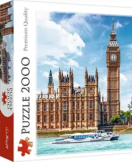 Hračky puzzle TREFL - Puzzle 2000 - Big Ben, Londýn, Anglicko