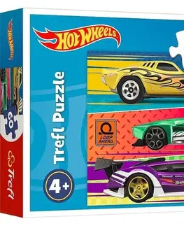 Hračky puzzle TREFL - Puzzle Hot Wheels Racing 60