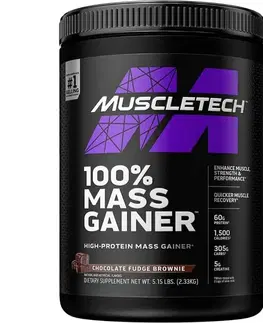 Gainery MuscleTech 100% Mass Gainer 2330 g vanilkový koktejl