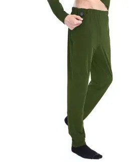 Vyhrievané nohavice Vyhrievané nohavice Glovii GP1C zelená - XL