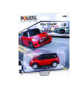 Hračky - autíčka POLISTIL - Mini Cooper Slot car 1:43 Red