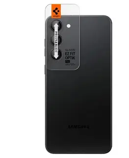 Ochranné fólie pre mobilné telefóny Tvrdené sklo Spigen EZ Fit Optik Pro pre Samsung Galaxy S23, S23 Plus, 2 kusy AGL05962