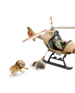 Hračky - figprky zvierat SCHLEICH - Záchranný vrtuľník pre zvieratá
