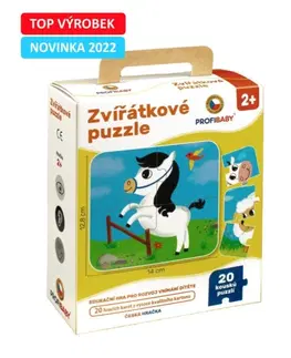 Hračky puzzle PROFIBABY -  Puzzle zvieratká 20ks
