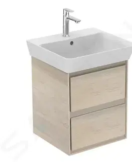 Kúpeľňa IDEAL STANDARD - Connect Air Umývadlová skrinka, 430x402x517 mm, svetlé drevo/matný svetlohnedý lak E1608UK