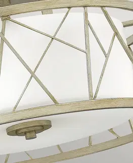 Stropné svietidlá HINKLEY Stropné svietidlo Nest štruktúra lístkové striebro