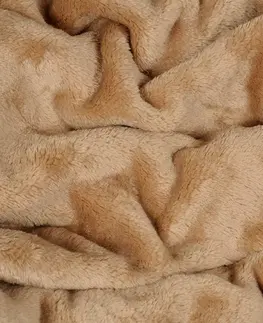 Prikrývky na spanie Matex Deka s rukávmi Kangoo hnedá, 150 x 210 cm