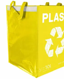 Odpadkové koše Sixtol Tašky na triedený odpad SORT EASY 4 METAL, 4 ks