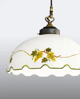 Závesné svietidlá austrolux KOLARZ Nonna ručne maľovaná závesná lampa