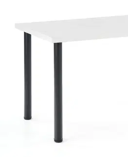 Jedálenské stoly HALMAR Modex 2 120 jedálenský stôl biela / čierna