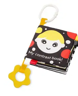 Náučné hračky BABYONO - Detská senzorická knižka My contrast book