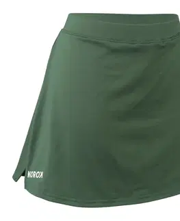 hokej Dámska sukňa na pozemný hokej FH500 zelená