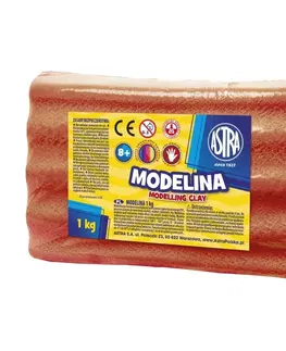 Hračky ASTRA - Modelovacia hmota do rúry MODELINA 1kg Červená, 304111009