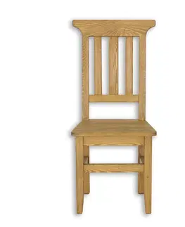 Jedálenské stoličky Rustik stolička KT704, jasný vosk