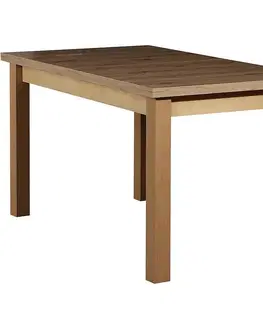 Jedálenské stoly Rozkladací stôl ST28 140/180x80cm dub artisan