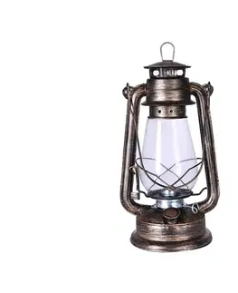 Záhradné lampy Brilagi Brilagi - Petrolejová lampa LANTERN 31 cm medená 