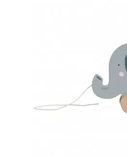 Drevené hračky LITTLE DUTCH - Ťahací slon