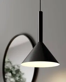 Závesné svietidlá Arcchio Arcchio Tadej závesná lampa 1p. 30 cm čierno-biela