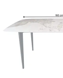 Jedálenské stoly Jedálenský stôl GOLLA Dekorhome 160x85x76 cm
