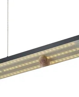 Závesné svietidlá BANKAMP BANKAMP Lightline V2 závesná lampa antracit