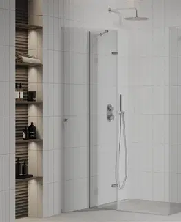Sprchovacie kúty MEXEN/S - Roma sprchový kút krídlový 85x100, transparent, chróm 854-085-100-01-00