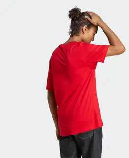 fitnes Pánske tričko na fitnes Soft Training červené
