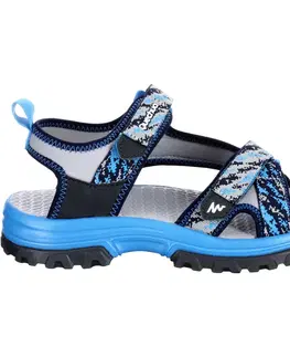 turistické sandále Detské turistické sandále MH120 TW od 28 do 39 modré