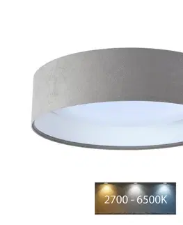 Svietidlá  LED Stropné svietidlo SMART GALAXY LED/24W/230V Wi-Fi Tuya šedá/biela + DO 