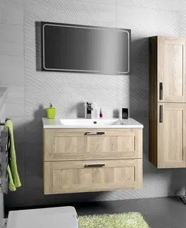 Kúpeľňa SAPHO - AMIA umývadlová skrinka 89x60x45cm, dub Texas AM090-2020