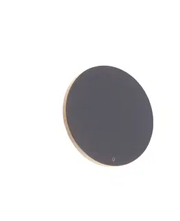Vonkajsie nastenne svietidla Dizajnové nástenné svietidlo šedé 16,5 cm vrátane LED - Skyf
