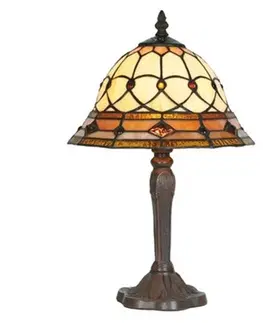 Stolové lampy Artistar ANTHEA stolná lampa v štýle Tiffany