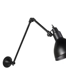 Nastenne lampy Inteligentné nástenné svietidlo čierne nastaviteľné vrátane Wifi A60 - Wye