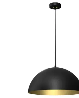 Svietidlá  Luster na lanku BETA 1xE27/60W/230V pr. 45 cm čierna 