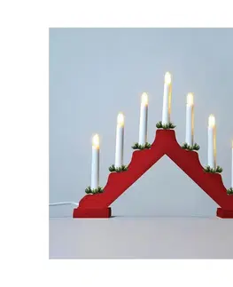 Vianočné dekorácie  LED Vianočný svietnik 7xLED/0,2W/230V 