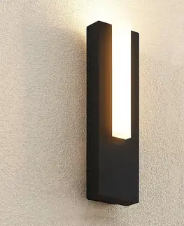 Vonkajšie nástenné svietidlá Lucande Lucande Virgalia LED vonkajšia nástenná lampa