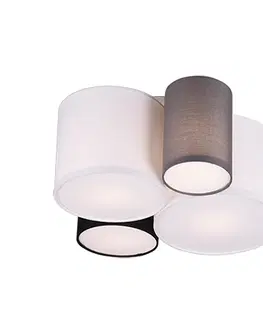 Stropne svietidla Dizajnové stropné svietidlo viacfarebné 4-svetlé - Sectos