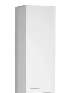 Kúpeľňa AQUALINE - ZOJA/KERAMIA FRESH skrinka vysoká s košom 35x184x29cm, biela 51230