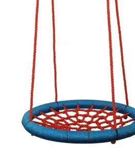 Hračky na záhradu Woody Hojdací kruh pr. 85 cm, červeno-modrá