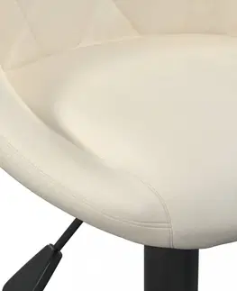 Jedálenské zostavy Otočná jedálenská stolička 2 ks zamat / kov Dekorhome Svetlozelená