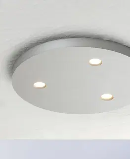 Stropné svietidlá BOPP Bopp Close LED stropné svietidlo 3 svetlá okrúhle hliníkové